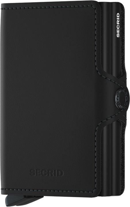 Secrid Twinwallet Matte Black mit Gravur - TM-Black