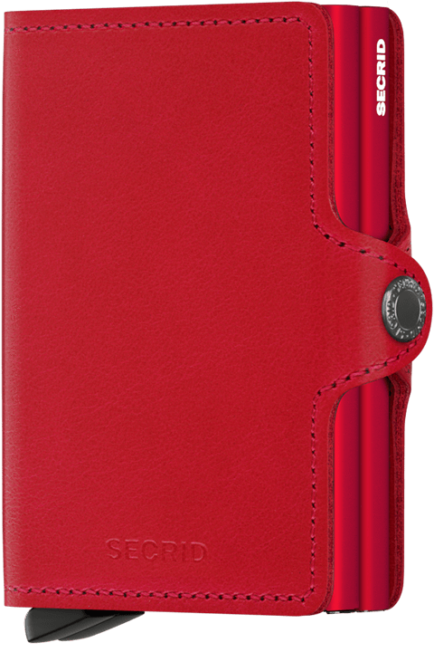 Secrid Twinwallet Original Red mit Gravur - TO-Red-Red