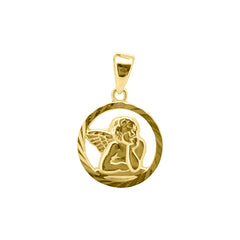 Pendentif Ange Gardien Bébé Enfant en Or Jaune 18/750 Carats - GA-269/18
