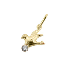 Anhänger Vogel Gold 375