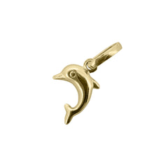 Pendentif Dauphin en or 375 en or jaune 9 carats