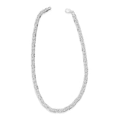 Königskette Collier 65 cm Silber 925 rhodiniert - SC-1005/65
