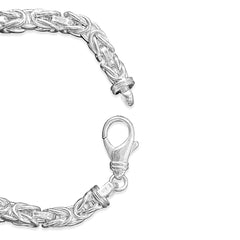 Königskette Armband 22 cm Silber 925 rhodiniert - SB-1006/22