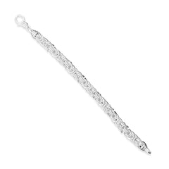 Königskette Armband 20 cm Silber 925 rhodiniert - SB-1004/20