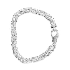 Königskette Armband 20 cm Silber 925 rhodiniert - SB-1006/20