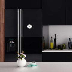 MAGNET-UHR 50mm, Silberne Wanduhr - A660.30318.82SBV