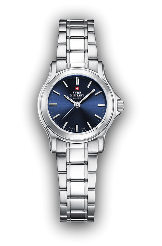 Swiss Military Damenuhr Analog Quarzwerk mit Edelstahl Armband - SM34003.02