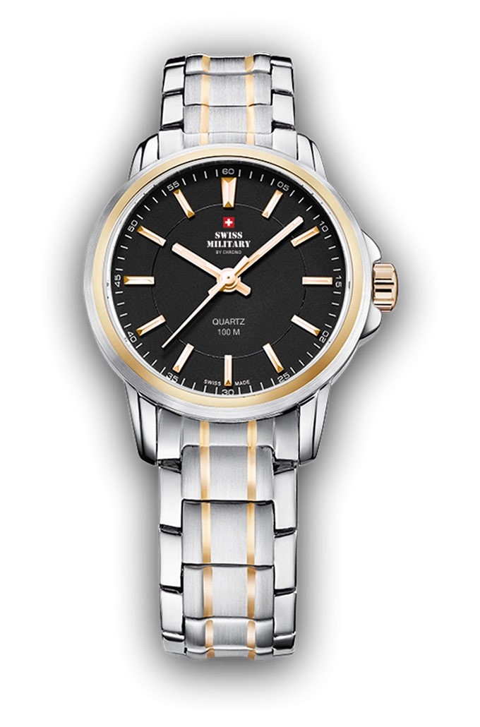Swiss Military by Chrono Klassische Stahl Damenuhr - SM34040.12