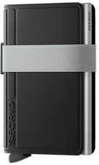 Portefeuille Secrid Bandwallet TPU Noir-Blanc avec gravure - BTP-Noir-Blanc