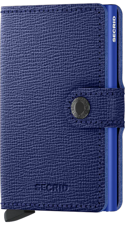 Secrid Miniwallet Crisple Cobalt mit Gravur - MC-Cobalt
