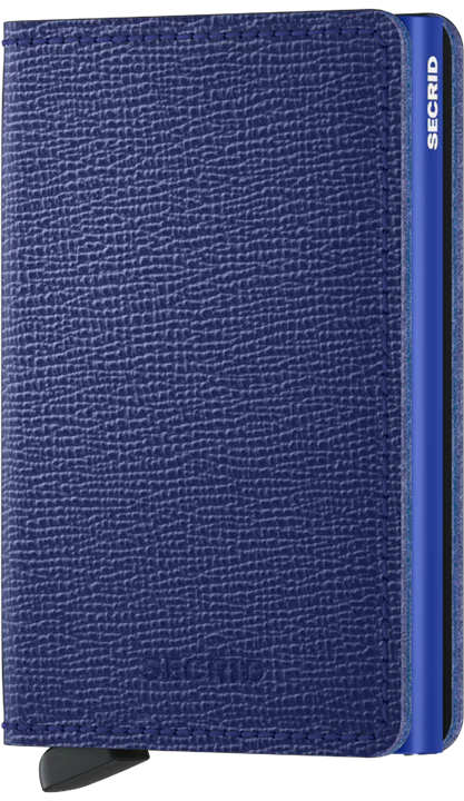 Secrid Slimwallet Crisple Cobalt mit Gravur - SC-Cobalt