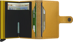 Secrid Miniwallet Crisple Ochre mit Gravur - MC-Ochre