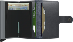 Portefeuille Secrid Miniwallet Original Gris avec gravure - M-Grey