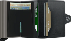 Secrid Twinwallet Mirum Black mit gratis Gravur - TMi-Black
