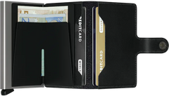 Portefeuille Miniwallet Original Noir Secrid avec gravure - M-Black