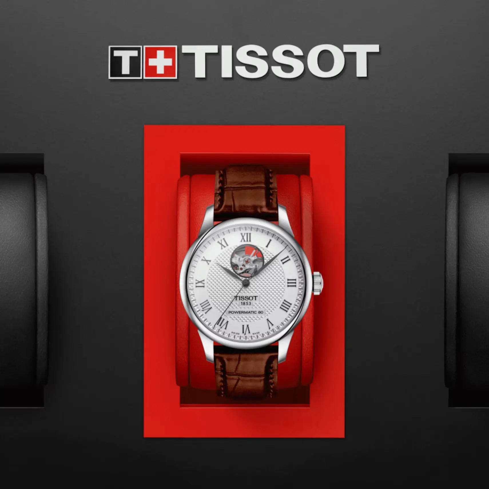Tissot Powermatic 80 Open Heart Herrenuhr - T006.407.16.033.01