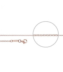 Der Kettenmacher Erbskette Diamantiert - Rotgold Kette - E1