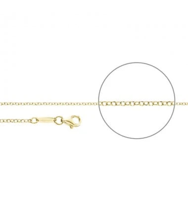 Der Kettenmacher Erbskette Diamantiert - Gold Kette - E1