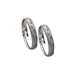 Linder Trauringe - Weissgold Eheringe - 512