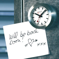 Mondaine Magnet-Uhr, 50mm, Küchenuhr, A660.30318.81SBB