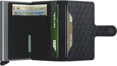 Secrid Miniwallet Optical Black-Titanium mit Gravur - MOp-Black-Titanium