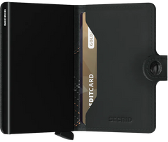 Secrid Miniwallet Stitch Linea Orange mit Gravur -MSt-Linea Orange