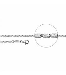 Der Kettenmacher Rosariokette Silber Diamantiert - Silber Kette - ROS4