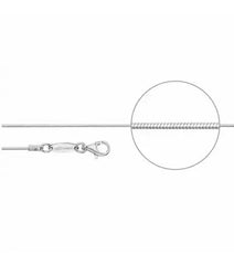 Der Kettenmacher Schlangenkette Silber Diamantiert - Silber Kette - S1