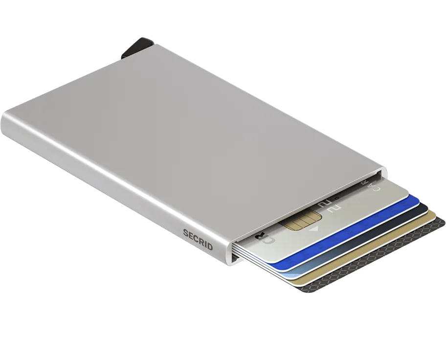 Secrid Cardprotector Silver mit Gravur - C-Silver