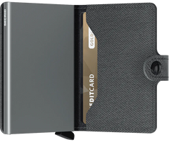Secrid Miniwallet TWIST GREY mit Gravur - MTw-Grey