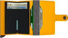 Secrid Miniwallet YARD POWDER OCHRE mit Gravur - MYp-Ochre