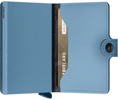 Secrid Miniwallet YARD POWDER SKY BLUE mit Gravur - MYp-Sky Blue