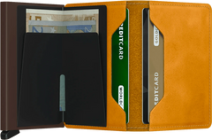Secrid Miniwallet VINTAGE OCHRE mit Gravur - MV-Ochre