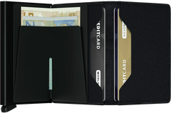 Secrid Slimwallet Crisple Black mit Gravur - SC-Black