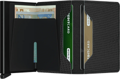 Secrid Slimwallet Carbon Black mit Gravur- SCa-Black