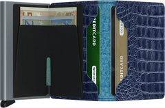Secrid Slimwallet Nile Blue mit Gravur - SN-Blue