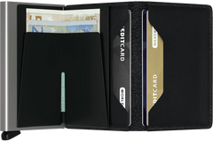 Secrid Slimwallet Original Black mit Gravur - SO-BLACK