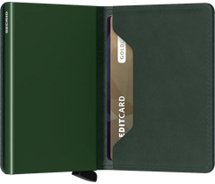 Secrid Slimwallet Original Green mit Gravur - SO-Green