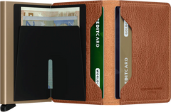 Secrid Slimwallet Veg Caramello Sand mit Gravur - SVg-Caramello-Sand