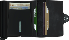 Secrid Twinwallet Vintage Black mit Gravur - TV-Black
