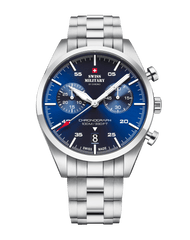 Swiss Military Eleganter Vintage Chronograph Herrenuhr - SM34090.02