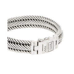 Buddha to Buddha Herrenarmband Edwin Small Silber