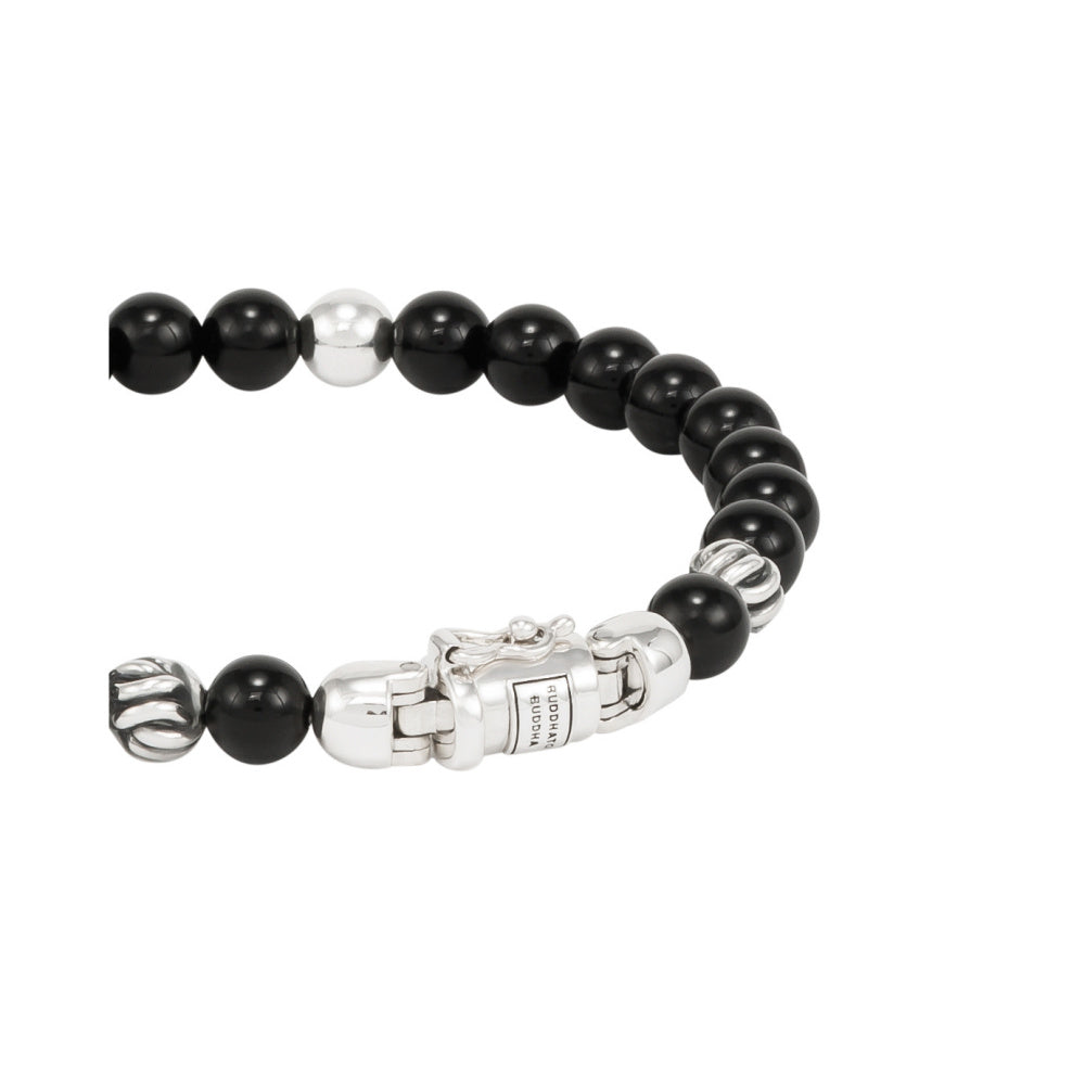 Buddha to Buddha Herren Armband Spirit Bead Mini Onyx