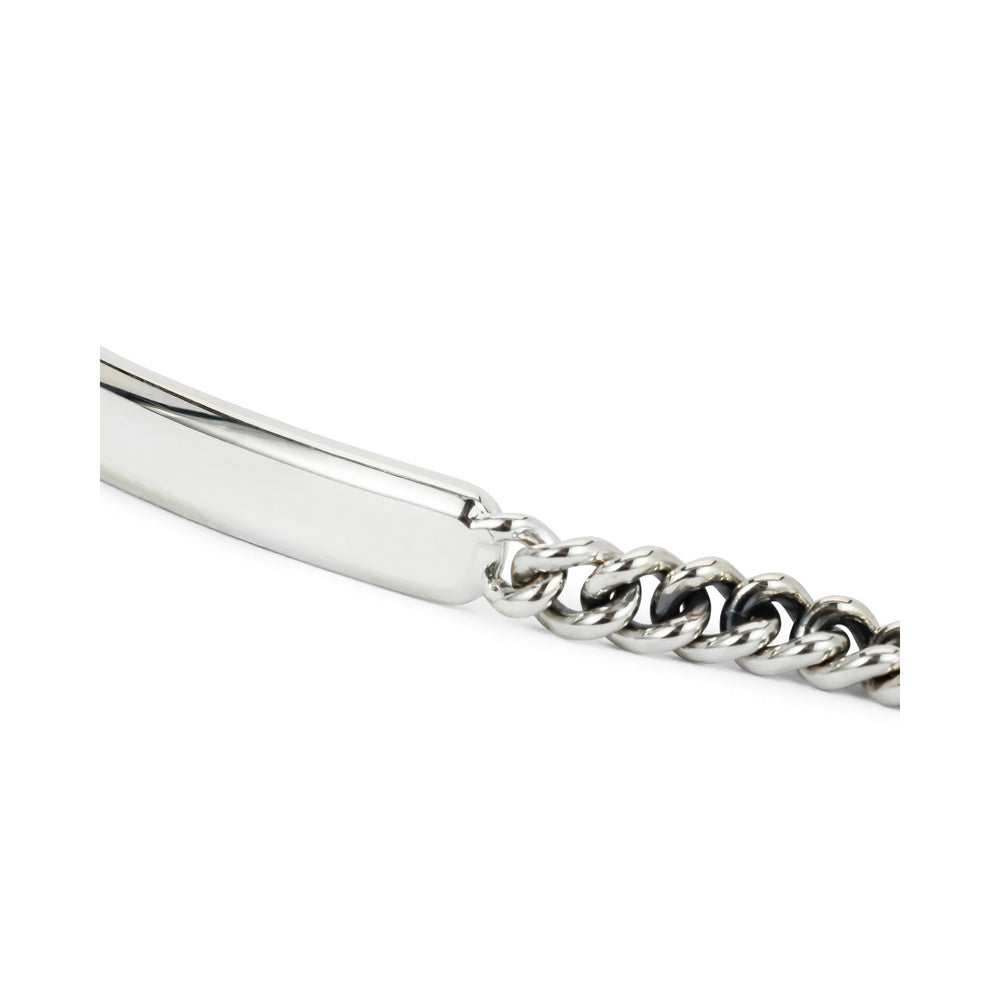 Buddha to Buddha Herrenarmband Mini Essential Bar Silber