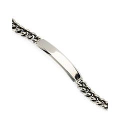 Buddha to Buddha Herrenarmband Essential Bar Silber