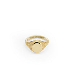 Buddha to Buddha Herren Siegelring Ellen Gold Vermeil