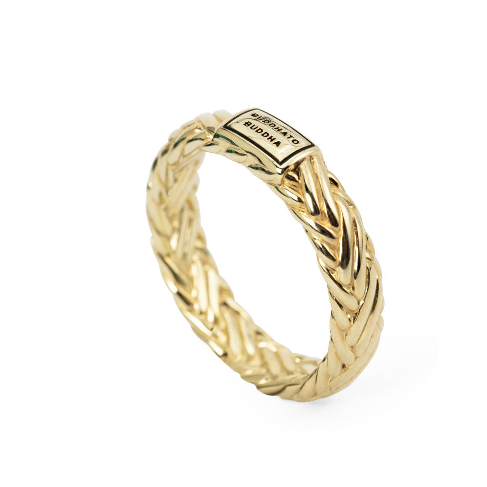 Buddha to Buddha Herrenring Katja XS Gold Vermeil