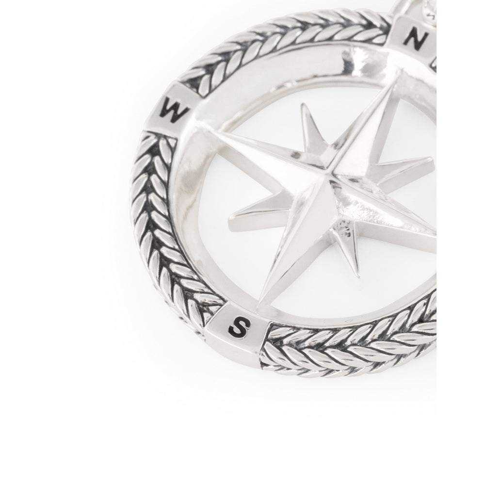 Buddha to Buddha Anhänger Compass Silber