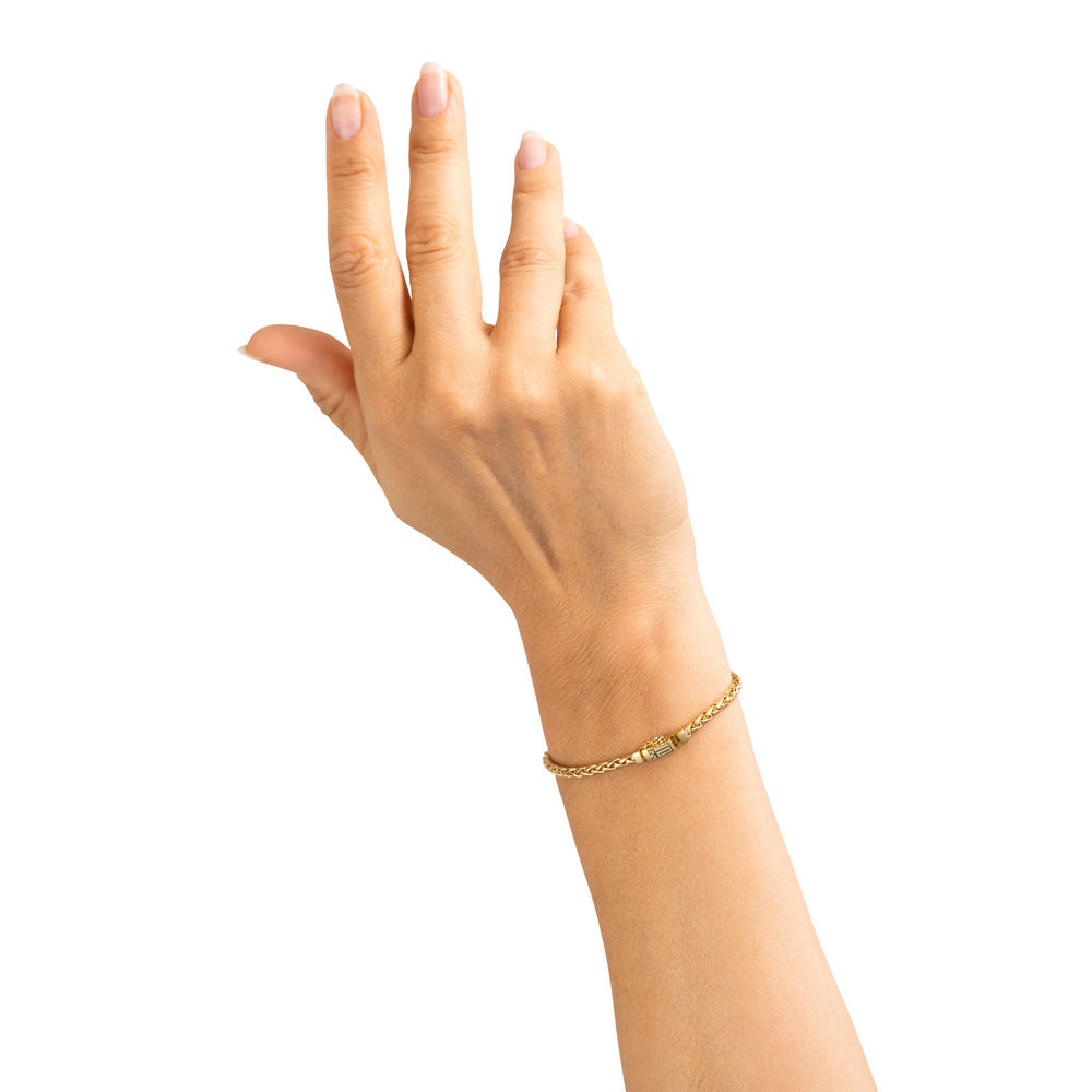 Buddha to Buddha Herrenarmband George Mini Gold