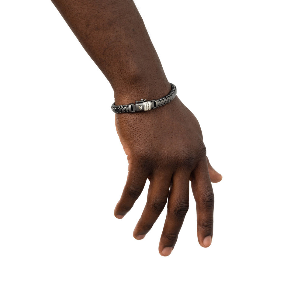 Buddha to Buddha Armband Ben XS Black Rhodium